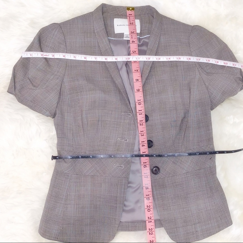 Banana Republic Grey Plaid Two-Piece Set - Picture 4 of 13